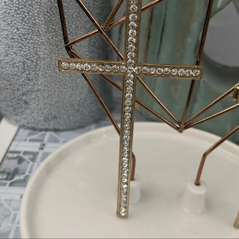 Large Cross earrings - Picture 5 of 7